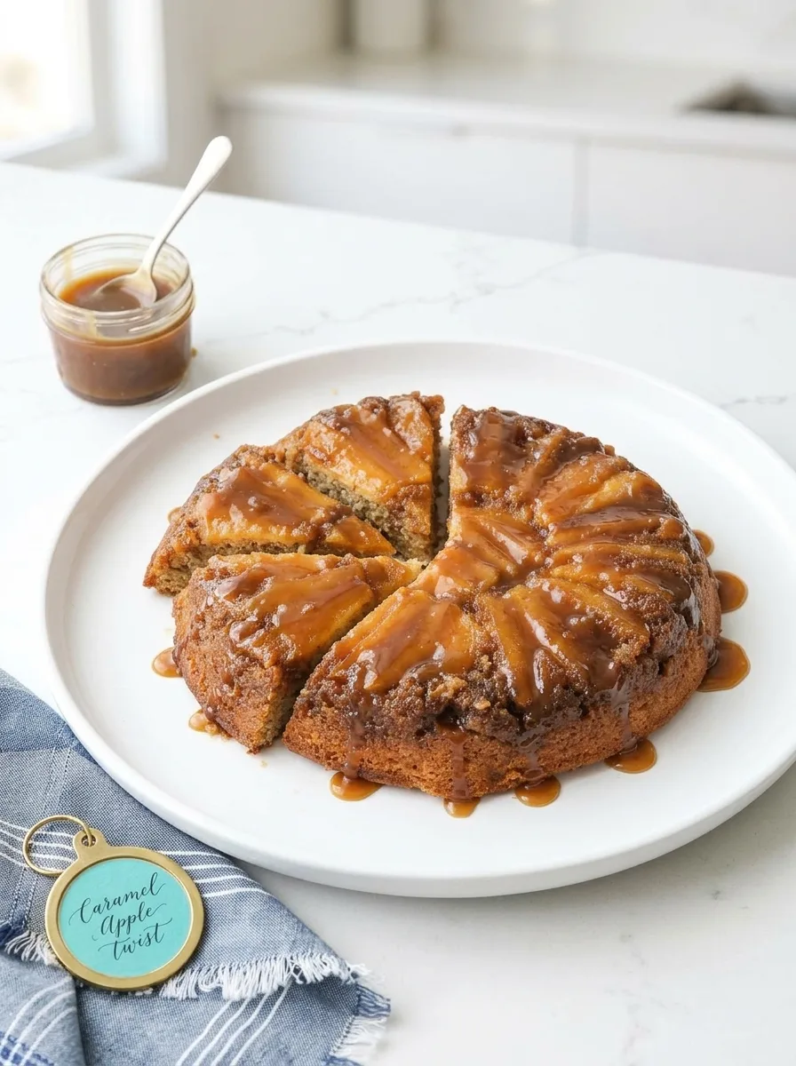 Caramel Apple Upside-Down Cake: A Cozy Autumn Delight