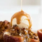 caramel self saucing baked apples