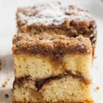cinnamon apple crumb cake