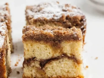 cinnamon apple crumb cake
