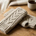 cozy ribbed crochet fingerless mittens pattern free beginner friendly