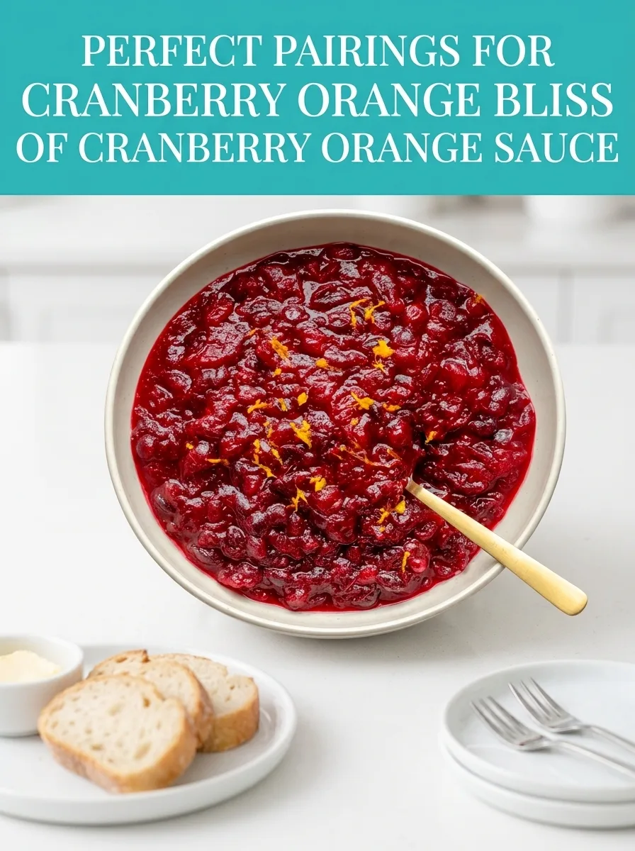 Cranberry Orange Sauce: A Festive Holiday Delight