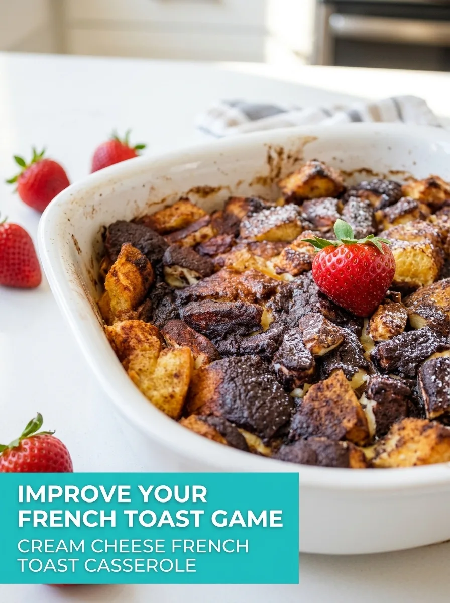 Cream Cheese French Toast Casserole: A Cozy Delight
