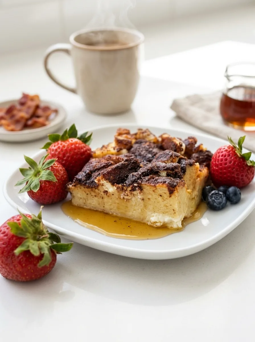 Cream Cheese French Toast Casserole: A Cozy Delight