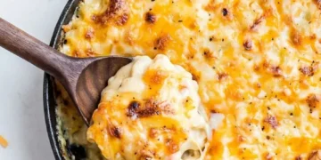 creamy homemade baked mac and cheese