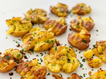 crispy smashed potatoes
