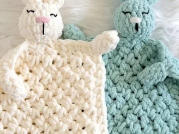 crochet bunny lovey pattern