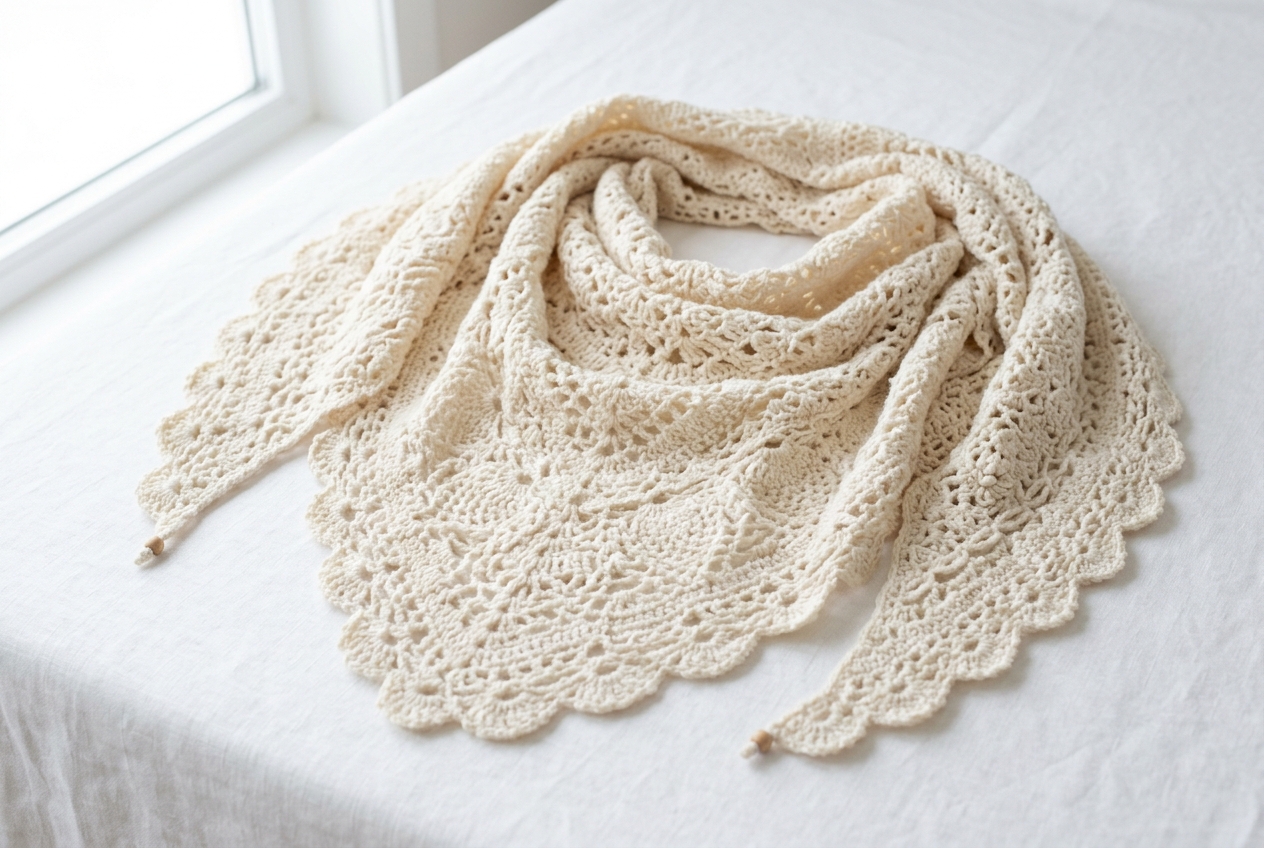 Elegant Dusty Rose Crochet Wrap Shawl draped gracefully - crochet wrap shawl pattern