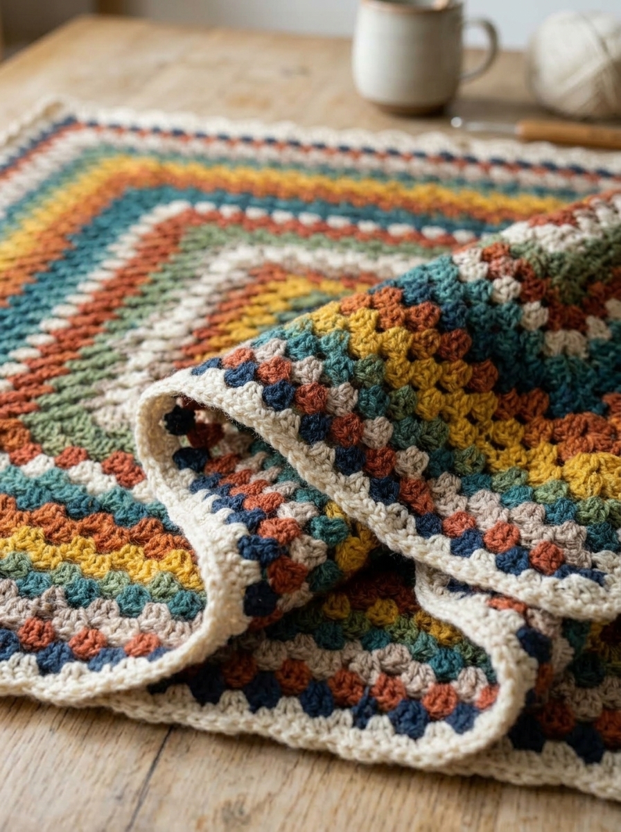 Detail shot of blanket