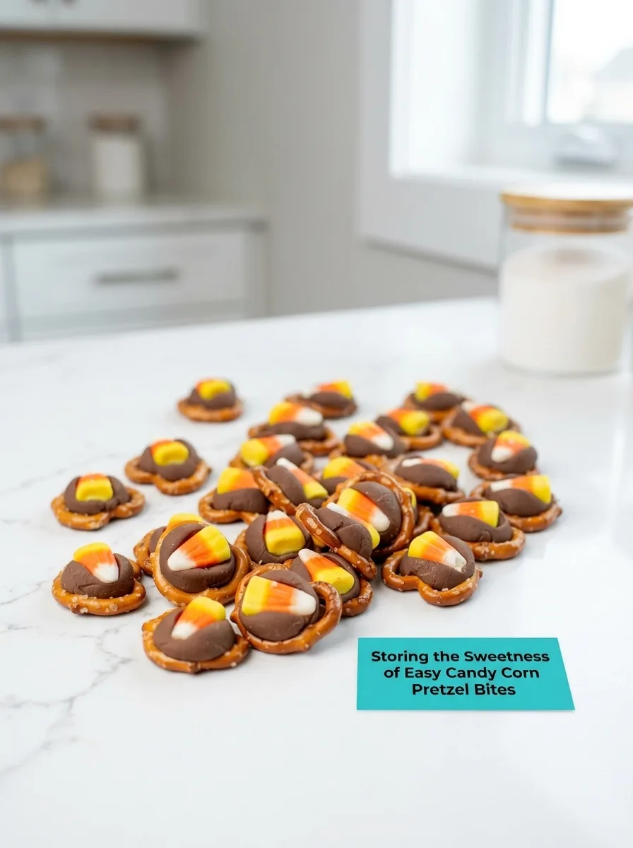 Easy Candy Corn Pretzel Bites - Perfect Festive Treat