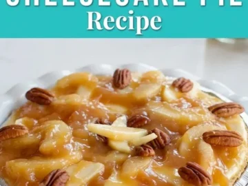 easy caramel apple cheesecake pie recipe