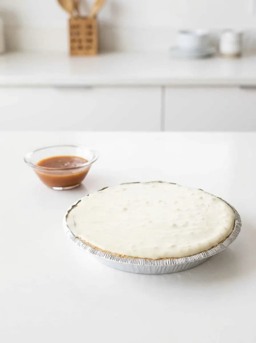 📋 Easy Caramel Apple Cheesecake Pie Recipe – Delicious Delight