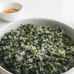 easy kale ceasar salad only 6 ingredients