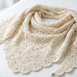elegant dusty rose lace crochet wrap shawl free pattern