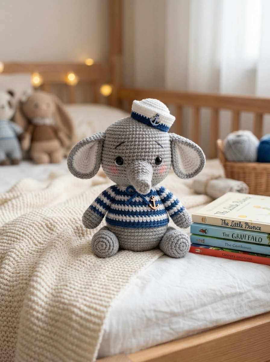 Lifestyle shot of Balthazar in a nautical-themed nursery