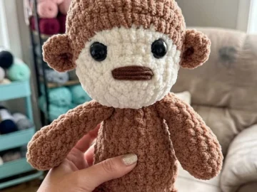 free crochet monkey pattern