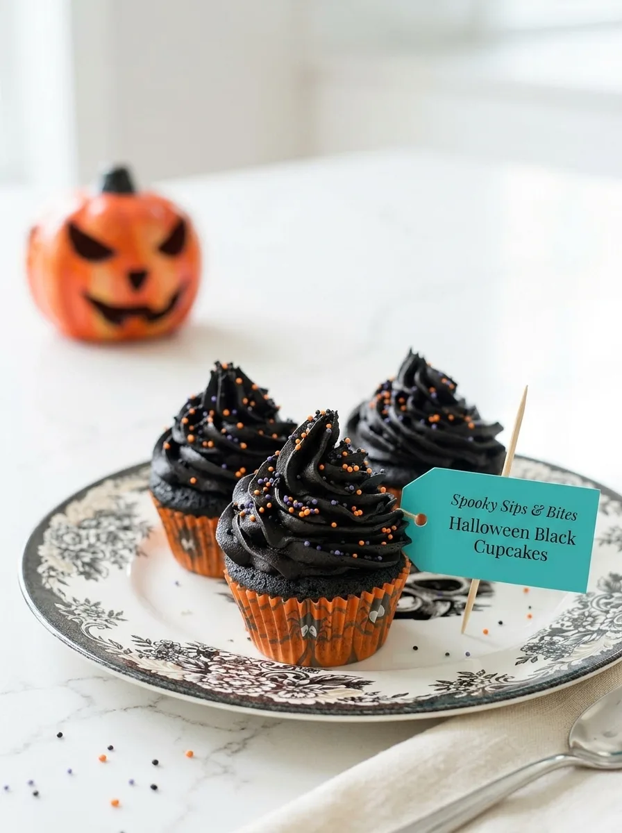Halloween Black Cupcakes: Spooky and Delicious Treats