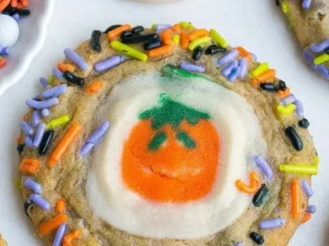 halloween chocolate chip cookies