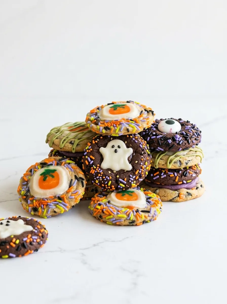 Halloween Chocolate Chip Cookies - A Spooky Treat