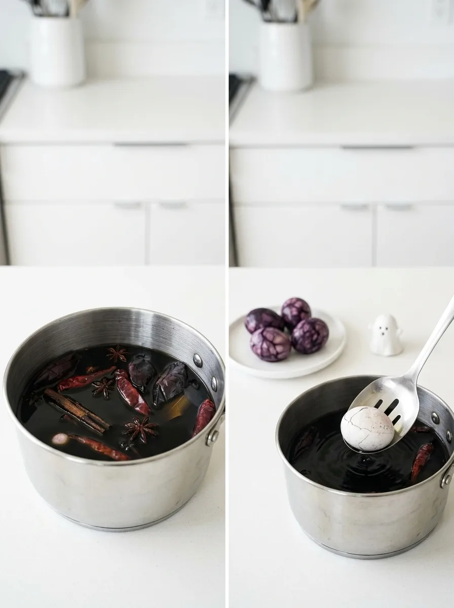 halloween spooky deviled tea - Halloween Spooky Deviled Tea Eggs: A Festive Treat
