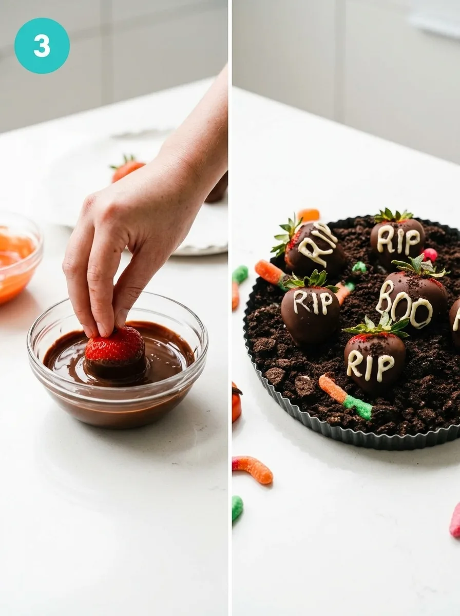 Halloween Strawberries: Spooky Chocolate Treats Recipe