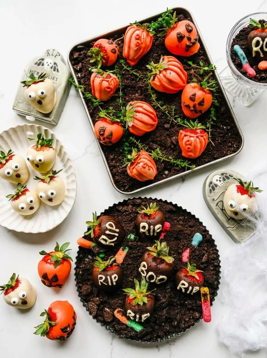 Halloween Strawberries: Spooky Chocolate Treats Recipe
