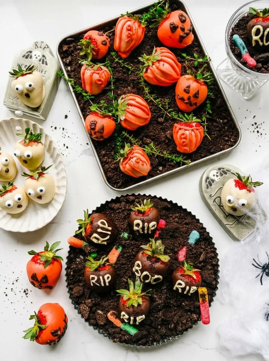 Halloween Strawberries: Spooky Chocolate Treats Recipe
