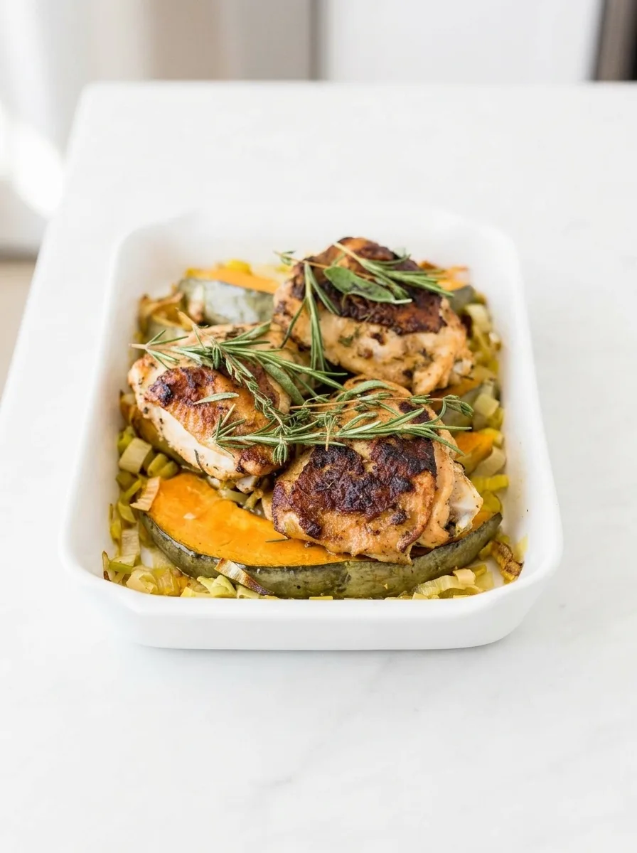 Herb Chicken with Pumpkin: A Flavorful Comfort Dish