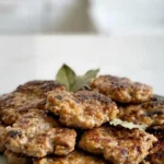 homemade maple chicken sausage patties