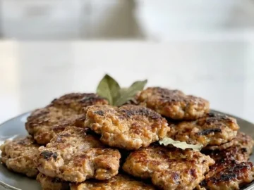 homemade maple chicken sausage patties