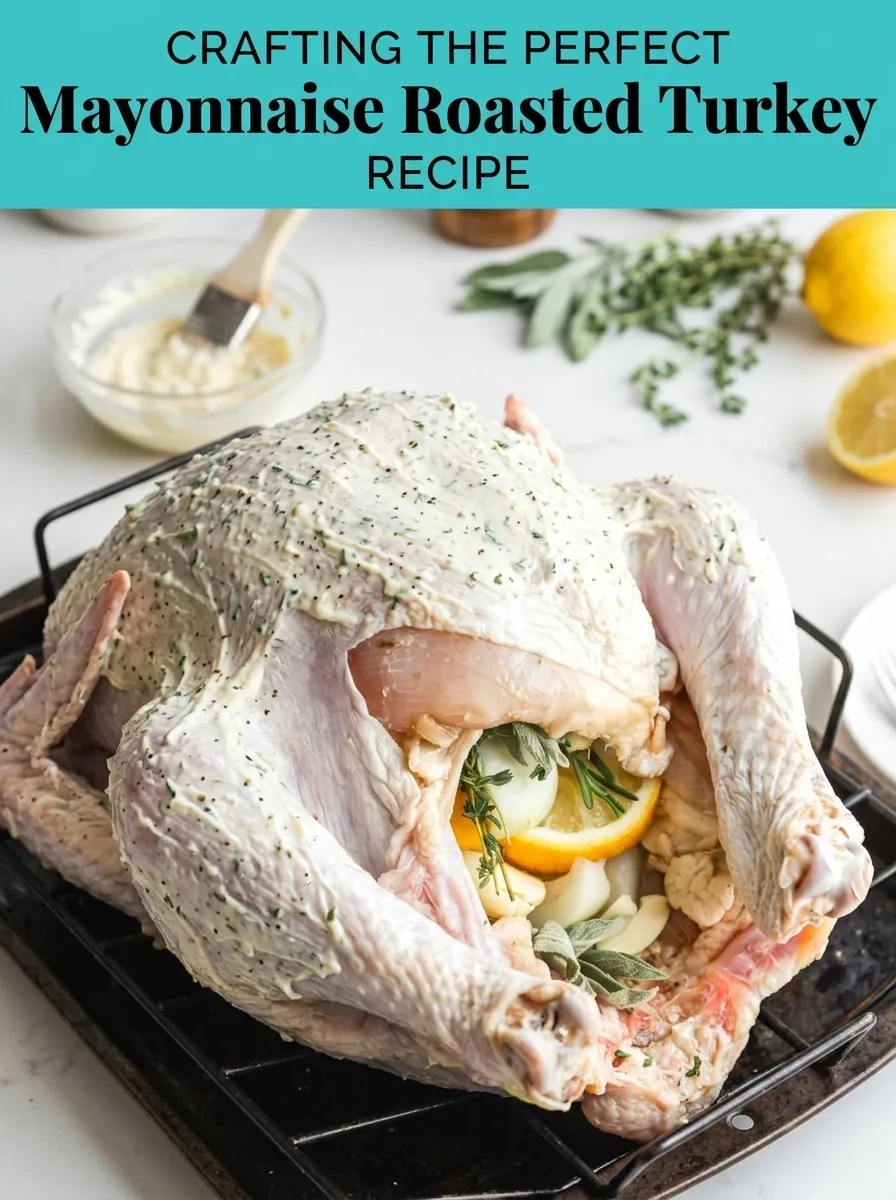 Mayonnaise Roasted Turkey Recipe – Juicy & Flavorful