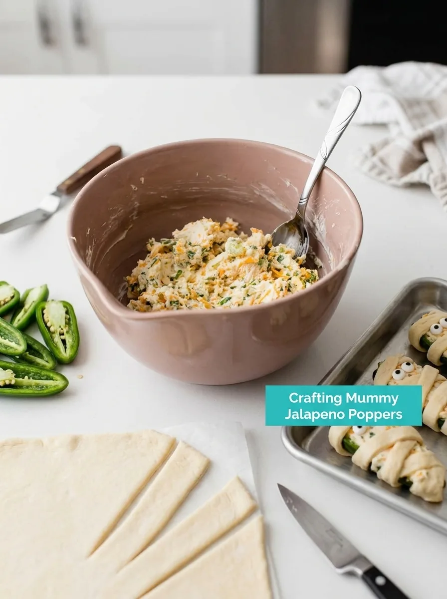 mummy jalapeno poppers - Mummy Jalapeno Poppers – Spooky and Delicious Snack