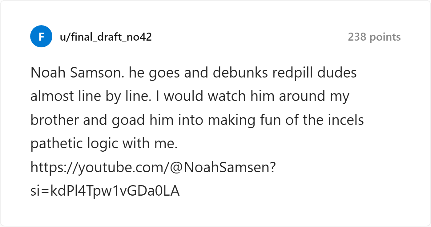 Reddit Comment