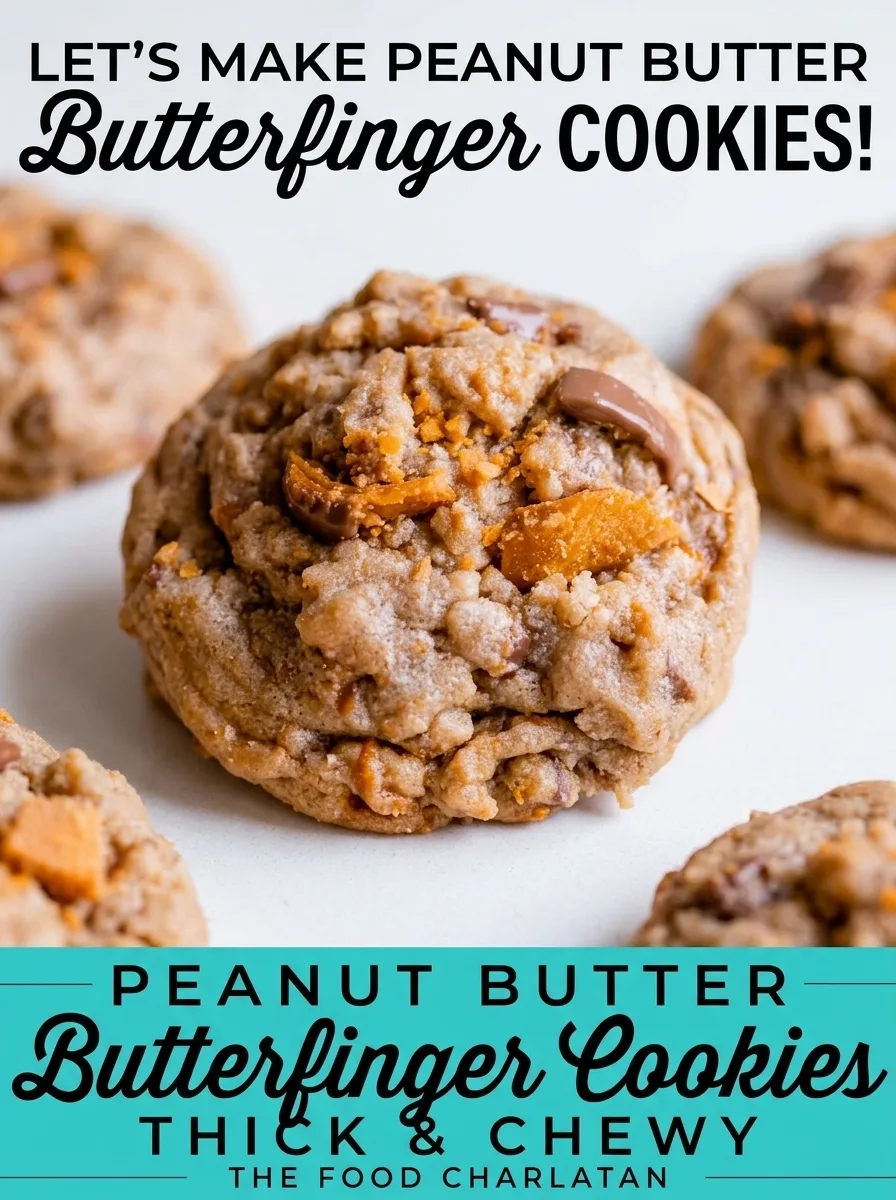 Peanut Butter Butterfinger Cookies: A Nostalgic Treat