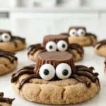 peanut butter spider cookies