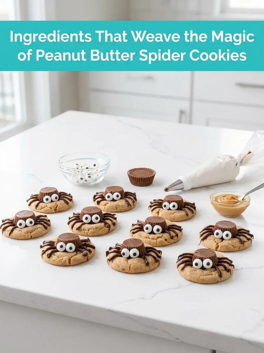 peanut butter spider cookies - Peanut Butter Spider Cookies: Spooky Halloween Treats