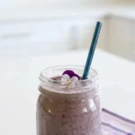 purple power blueberry smoothie