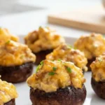 sausage stuffed mushrooms