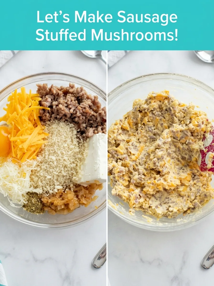 Sausage Stuffed Mushrooms: Savory Delights Await