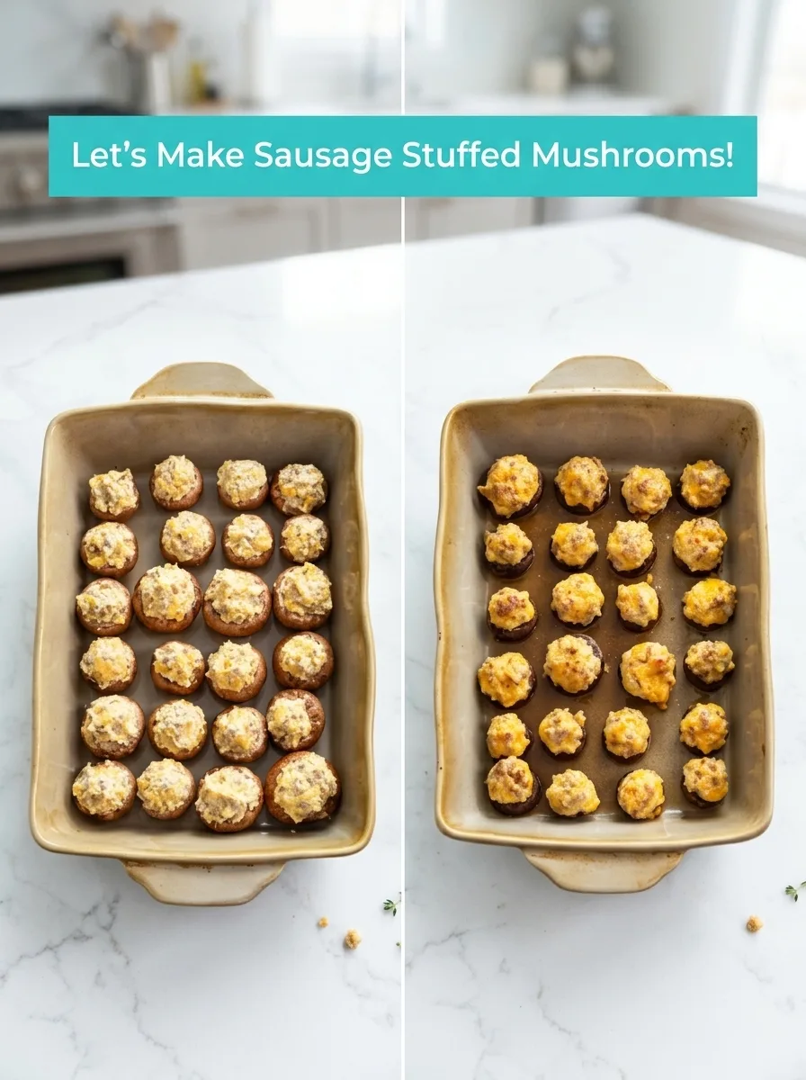Sausage Stuffed Mushrooms: Savory Delights Await