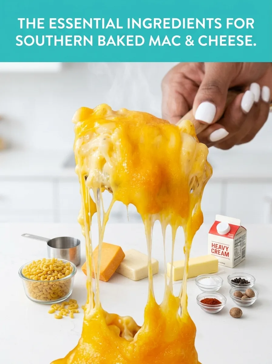 southern baked mac - Southern Baked Mac Cheese: Creamy Comfort Food Delight