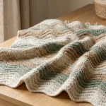 the beautiful riverbed crochet blanket
