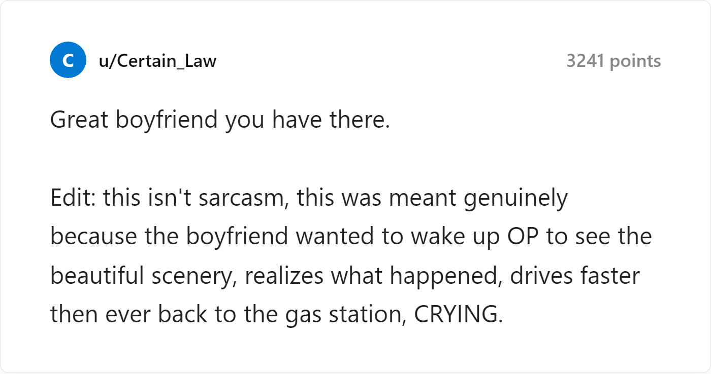 Reddit Comment
