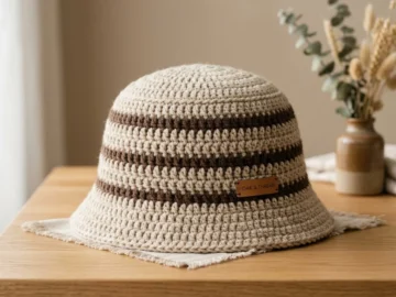 trendy seamless crochet bucket hat pattern free beginner friendly