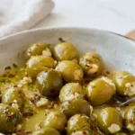warm feta stuffed olives