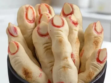 witch finger cookies