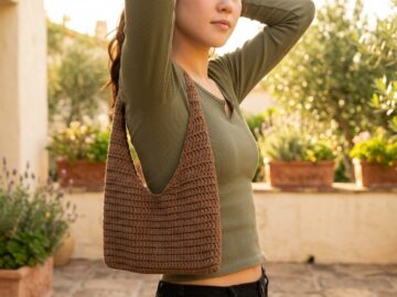 crochet shoulder bag free pattern and tutorial hero